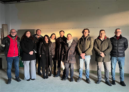 Inaugurato il cantiere alla scuola primaria Cavour di Santena